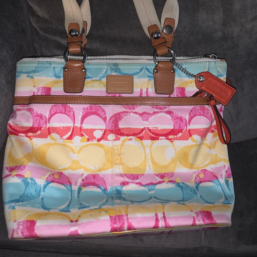 COACH Rainbow Tote 🌈